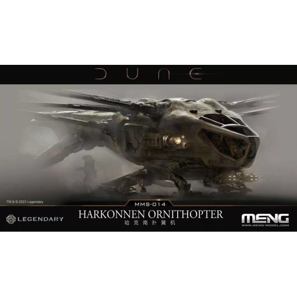 Meng Dune Harkonnen Ornithopter Plastic Model Kit