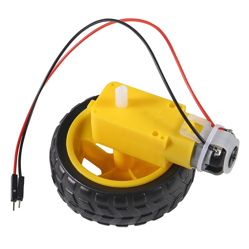 D-FLIFE 4PCS TT Motor DC 3-6V Gearbox Motor Dual Shaft