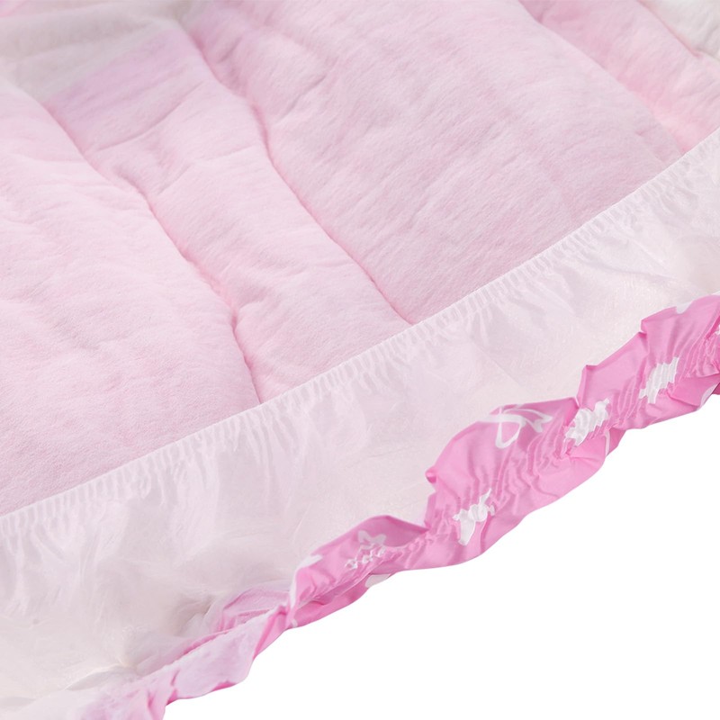 CutiePlusU Adult Diapers Sample 2 Pieces,Sissy Baby Disposable Incontinence Briefs