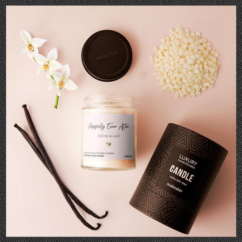 Islamic Wedding Gifts - Luxury Soy Wax - Vanilla, Jasmine,