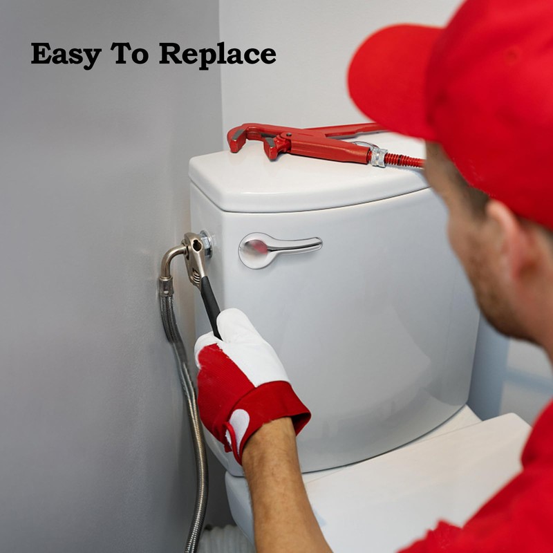 Demiwise Universal Toilet Flush Handle, Front Mount Bowl Flusher Replacement