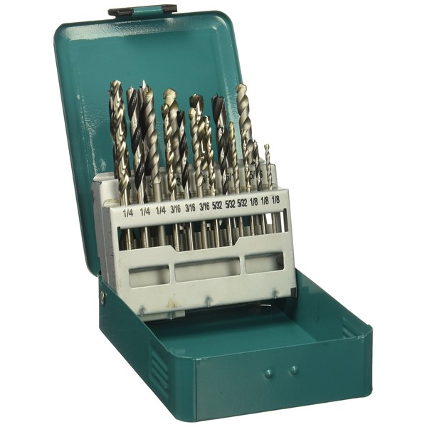Makita D-59178 18 Pc. Assorted Drill Bit Set