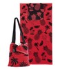 Delindo Lifestyle Terry Towelling Beach Towel with Integrated Shoulder Bag,