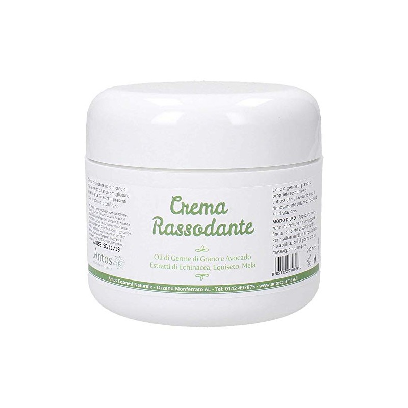Antos Straffende Körpercreme mit Weizenkeimen und Avocado, 200 ml, Ecobio