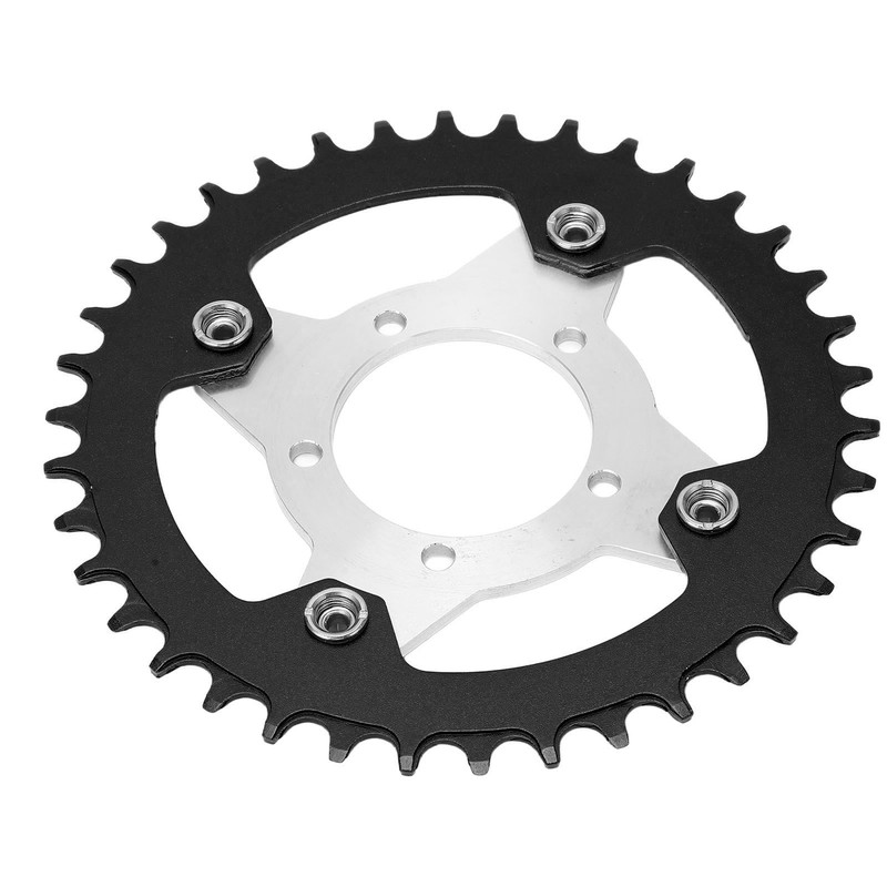 104BCD Electric Bike Chainring and Adapter 38T Aluminum Alloy CNC
