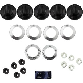 ERP, Whirlpool, Maytag, KitchenAid, Jenn-Air, Gas Range Knob KIt KN001