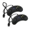YINETTECH 6 Button Game Controller Wired Joypad Replacement For Sega
