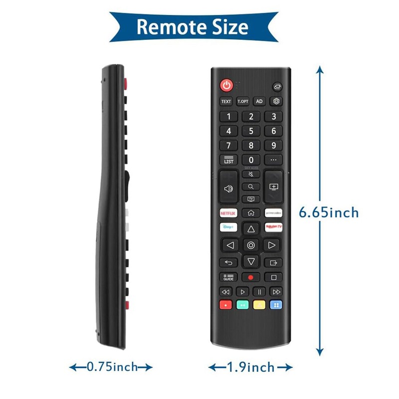 2 Pack Replacement Remote Control for LG Smart TV, AKB76037601