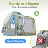 Cawypety Expandable Cat Backpack,Cat Bubble Backpack Carrier for Carrying Cats,
