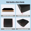 ELAZEKES 7x6x2 Shipping Boxes, Small Cardboard Box Black Flat Corrugated