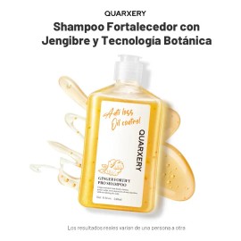 Quarxery Champú De Jengibre Anticaída - Limpieza Profunda