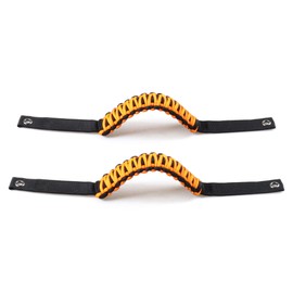 BESTAOO Asas de agarre de barra enrollable para Ford Bronco Accesorios 2021 2022 2 2 2 puertas 4 puertas, paquete de 4 (amarillo)