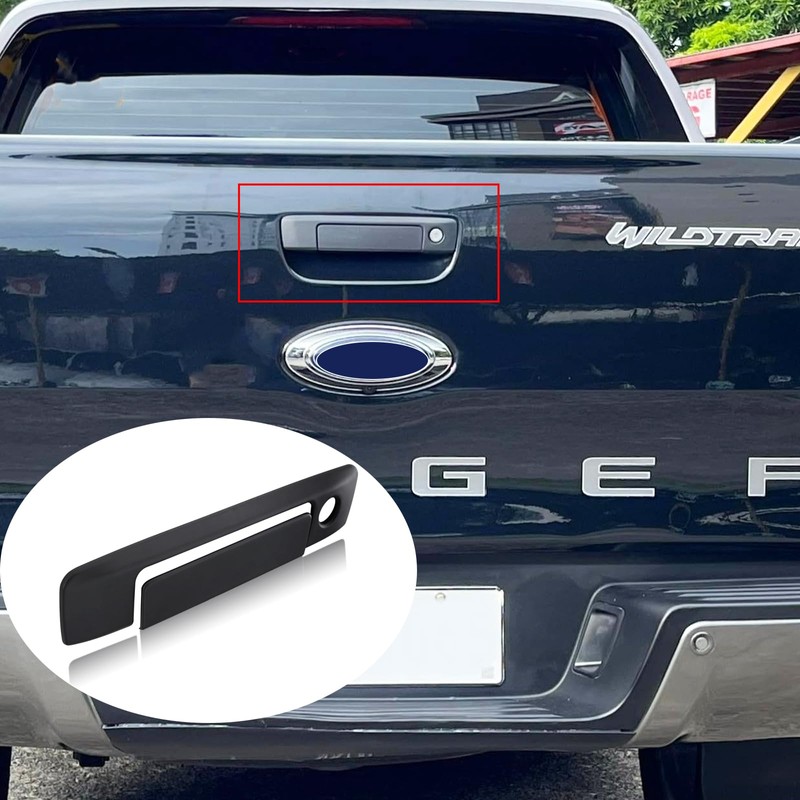 SUERAUTO4X4 Tailgate Handle Cover Trim for Ford Ranger PX1 PX2