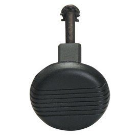 Bomar 900 Series Molded Hatch Grooved Mushroom Cap, Black, #P2000-27