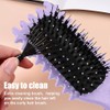 2PCS Cepillo para Cabello Rizado para Mujeres, Cepillo Definidor de