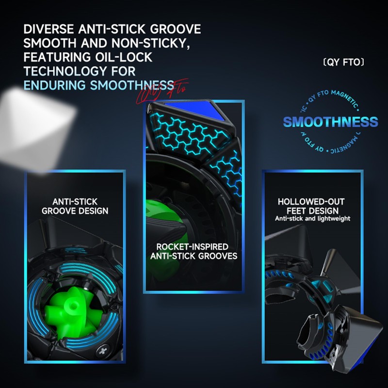 XMDCuber QY Toys FTO Face Turning Octahedron Speed Cube, Speed