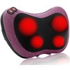 Back Massager with Heat,Shiatsu Pillow for Body Pain Relief Purple