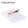 TA-VIGOR 20Pcs 0.3mm-1.2mm Micro Drill Bit, 1/8 Inch Shank PCB