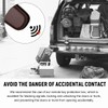 Yourkar Car Key Case, Genuine Leather Auto Fob Storage Bag,