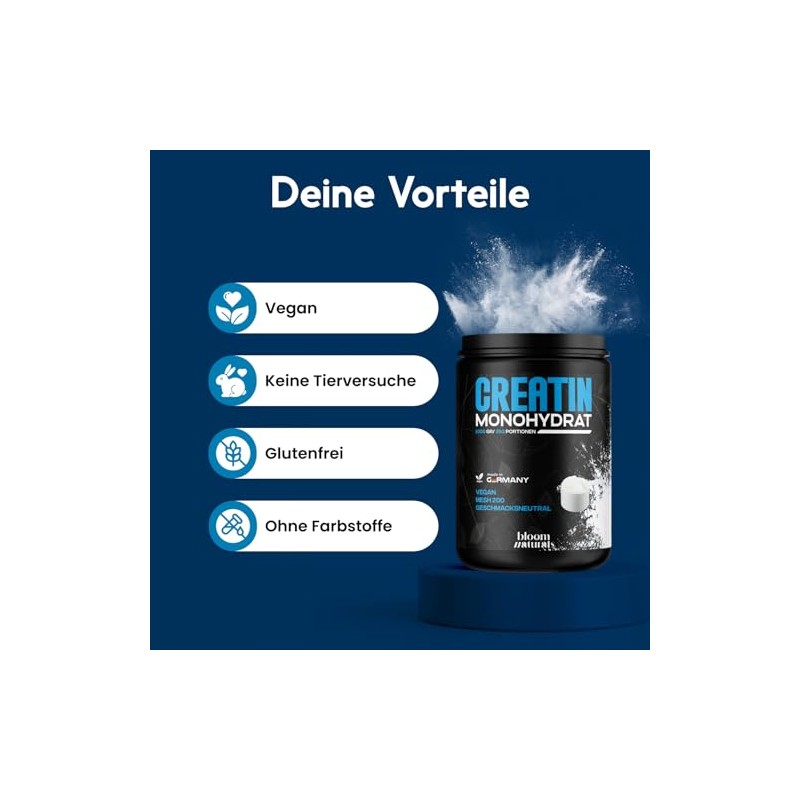 Creatine Monohydrate Powder 1 kg / 1000 g - Ultra