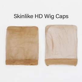 Invisible HD Human Hair Wig cap 12 Pieces/pack Stretch Elastic Hair Net For Women