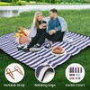Manta de picnic extragrande de 203 x 203 cm, impermeable,