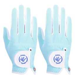 SIMPLE SYMBOL Men's RainGrip Golf Glove Two Pack,Hot Wet Weather Comfort,（Two Left Hands Or Two Right Hands Or One Pair） Four Colors to Choose from White/Green/Navy Blue/Grey(Green,M,Right)