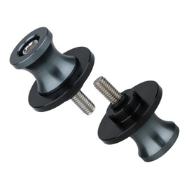 M6 M8 M10 Motorcycle swingarm spools, with a specification of, made of CNC aluminum alloy, Set of 2, suitable for Kawasaki Ninja series motorcycles from 2017 to 2025 (Titanium, M10)