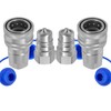 Cplbrb 1/2" Ag ISO 7241-A Hydraulic Quick Connect Couplers with