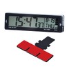 Seiwa WA80 Digital Clock for Car Supplies, Solar Radio Clock,