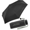 Benetton Pocket Umbrella Ultra Mini Flat Solid, Black-iceberg Green