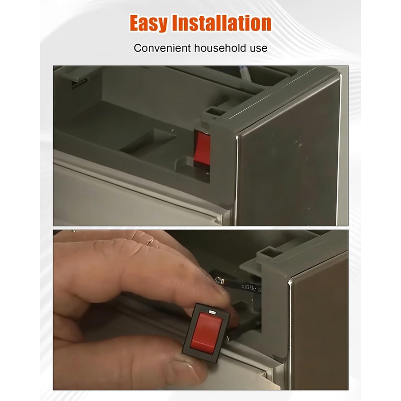 2PCS 3 Pin 2 Position RS606 Rocker Switch Fit for