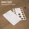 K KORKUAN Smart Ring Size Measuring Tool，Universal Compatibility for Ring