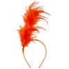 GHGMAO 1920s Feather Fascinator Headband for Women Kentucky Derby Headpiece