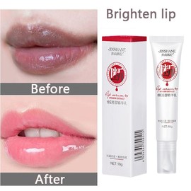 Fast Lightening Pink Mouth Lips Serum Bleaching Permanent Pinkish Moisturizing Lighten Dark Lip Balm Gloss Lipstick Lip Mask13ML - Color: Buy3get2free