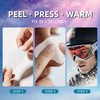 LIEBSTER Winter Nose-Warmer Patches 4-Pack – Thermal Cotton, Wind-Block, Peel-Press