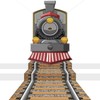 NeusWonder Christmas Express Train Party Decorations with Railroad Track, Polar-Inspired