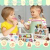 Wooden Ice Cream Toys for Kids Pretend Play Kitchen Food