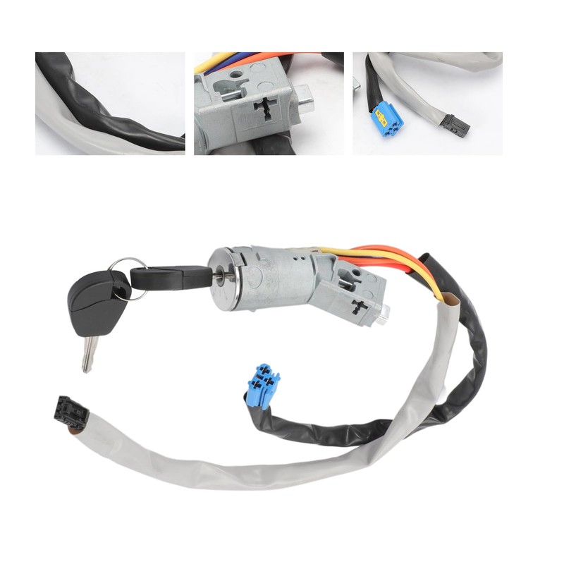 Konuooer Neiman Steering Wheel Lock Start Switch Ignition Switch with