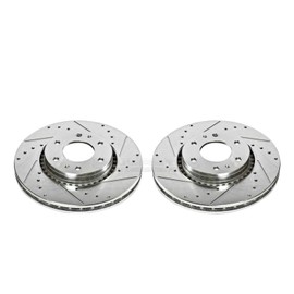Power Stop AR8650XPR Front Evolution Drilled & Slotted Rotor Pair