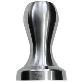 scarlet espresso Solido Affilato Tamper inox Sharp Edge CNC Precision Machined Stainless Steel Solid Profitamper (Stainless Steel, 58 mm)