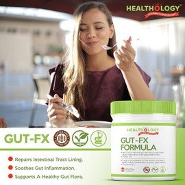 Healthology Gut-Fx, Gut Supplement, 180 gram
