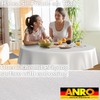 ANRO Oilcloth Tablecloth, Washable, Oilcloth, Garden Tablecloth, Outdoor, Indoor, Round,