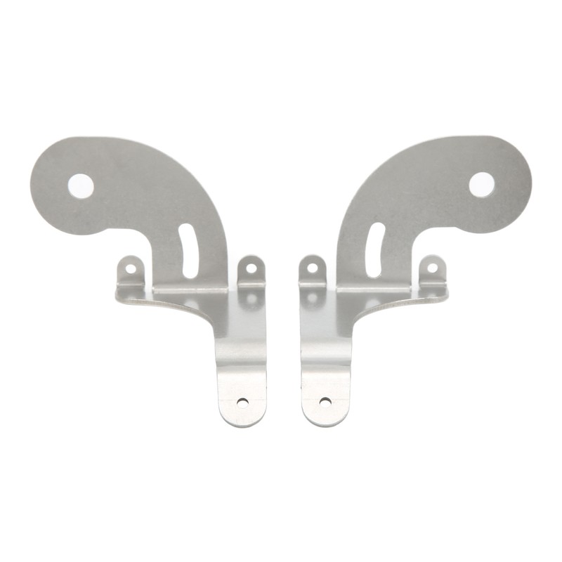 2pcs Spotlight Mounting Bracket Left Right Stainless Steel Chrome Replacement