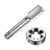 TA-VIGOR 2pcs Tap and Die Set, Metric M22 x 1.5