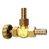 Elbow Brass Needle Valve for Gas/Air/Lpg Brass Hose Regulating Gate