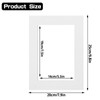 18 Pack White Picture Mats, 8x10 for 6x8 Picture Frame