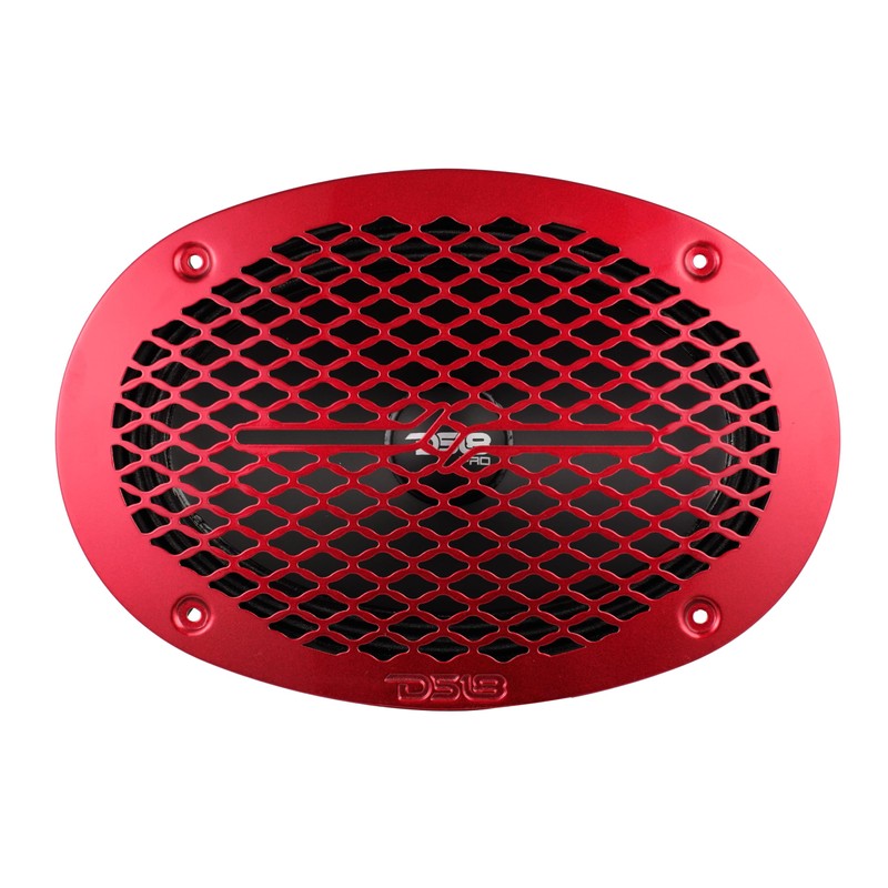 DS18 PRO-GRILL69MS 6x9 Universal Speaker Grill, Shallow Metal Mesh Protective