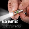 KeyUnity KF00 Titanium Mini Torch Keyring 15 Lumen Waterproof LED