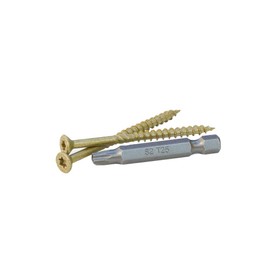 Proferred - V56091 Professional Decking & Outdoors Wood Screws, 6-Lobe Bronze SKT Coating - 1500 Hour Salt Spray, Size Options in #8, 9, and #10, Lengths 2", 2.5", 3", 3.5", and 4"